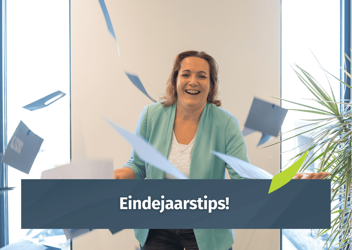 Blauw tekstvak klein