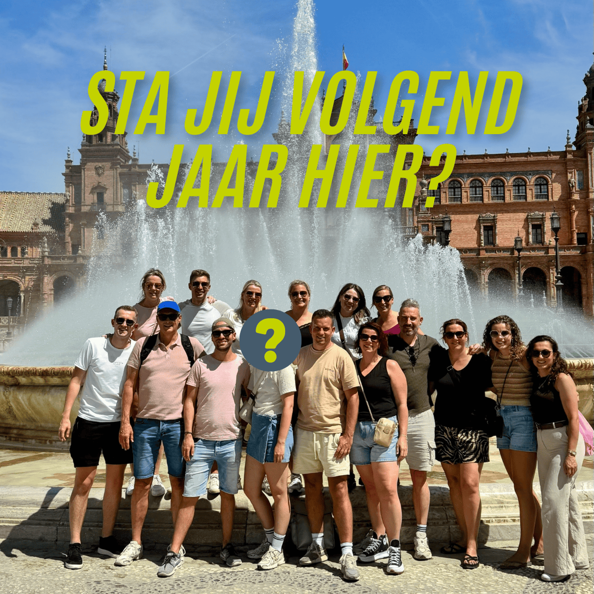 Sta jij volgend jaar hier